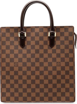 Louis Vuitton Pre-owned Womens Damier Ebene Venice Sac Plat - Brown Textile - One Size