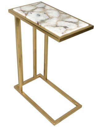 LR Home Lr Home Arlyn Modern Marble Top Handmade C Table