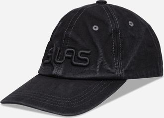 Silas Logo Cap Washed Black