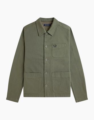 Fred Perry Mens Fred Perry Bedford Cord Overshirt - Tan - Size: Regular/40