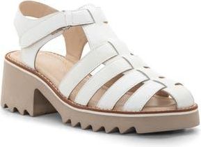 Ara Phoenix Fisherman Sandal in White Patent Leather at Nordstrom Rack, Size 8.5
