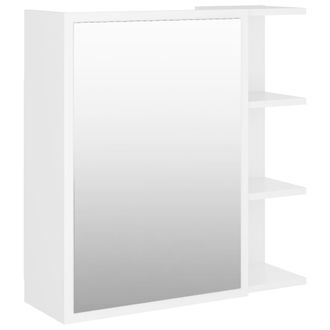 vidaXL Vidaxl - Armario Con Espejo De Ba&ntilde;o Madera Contrachapada 62,5x20,5x64 Cm