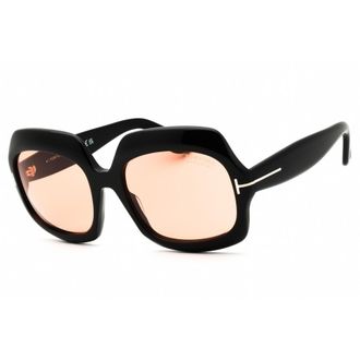 Tom Ford Ren Photochromatic Brown Square Ladies Sunglasses FT1155 05E 60
