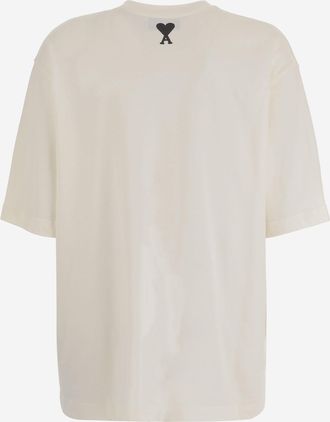 Ami Unisex Cotton T-Shirt White T-Shirts & Jerseys