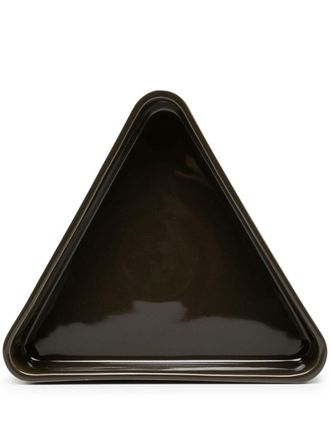 Raawii triangular trinket tray - unisex - Earthenware - One Size - Brown