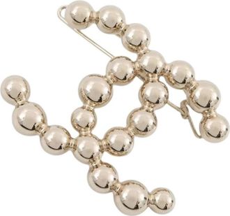 Chanel Pre-owned Accessories, female, Yellow, Size: ONE SIZE Pre-owned Hair clip