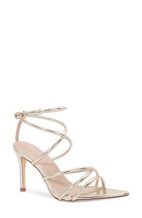 Berness Strappy Stiletto Sandal in Gold at Nordstrom Rack, Size 6.5