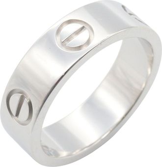 Cartier Silver White Gold (18K) Band Ring (Pre-Owned)