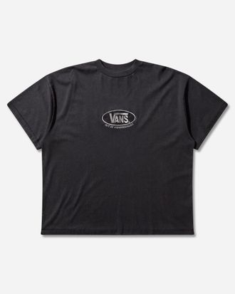Vans Act of Disagreement Oval Logo T-Shirt Washed Black