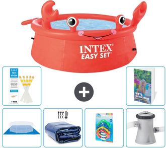 Intex Piscina Easy Set Redonda - Cangrejo - 183x51 Cm - 7-piezas S46