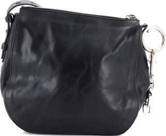 Burberry Knight Leather Small shoulder bag - Zwart