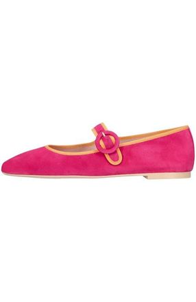Pretty Ballerinas Square Toe Suede Mary Jane in Pink at Nordstrom, Size 38.5