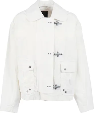 Fay 3Ganci Bomber Sfod Cropped Bomber Jacket