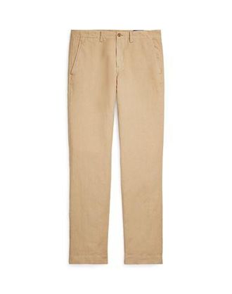 Ralph Lauren STRAIGHT FIT LINEN-COTTON PANT