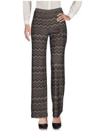 Missoni Zig Zag Knit Wide Leg Trousers Size XL