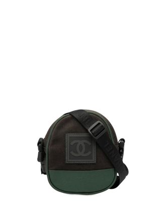 Chanel 2003-2004 Sport Line CC Nylon crossbody bag - women - Nylon - One Size - Brown
