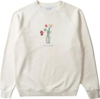 Edmmond Studios Blooming Sweatshirt - Heren - Sweatshirts - Wit - M - Hoodies & sweatvesten