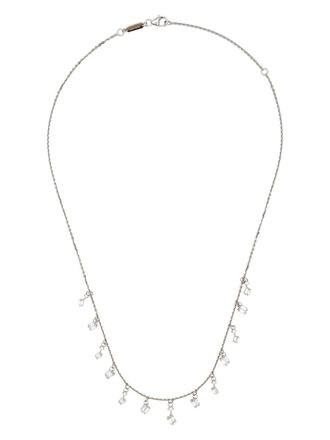 Suzanne Kalan Collana Cascade in oro bianco 18kt con diamanti - Argento