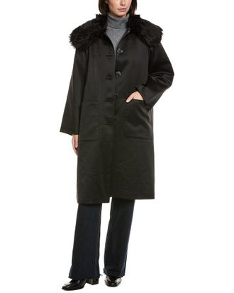 Cynthia Rowley Satin Coat