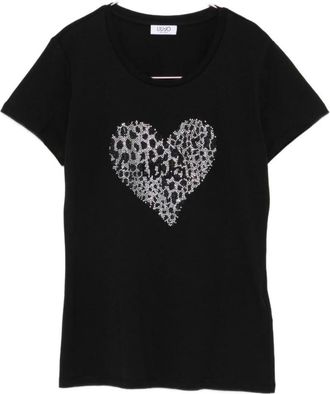 Liu Jo Mujer, Camisetas, Negro, Talla: XL