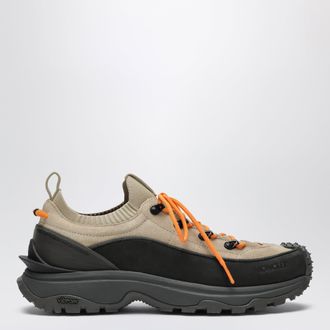 Moncler Trailgrip Lite3 sneakers in beige suede and nubuck