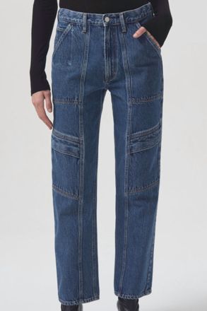 A Gold E Womens Cooper Cargo Pants In Blue