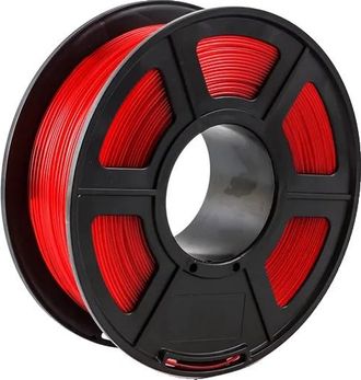 OEM Filamento Para Impresora 3d, Material Petg, F&aacute;cil Impresi&oacute;n, Rojo Transparente