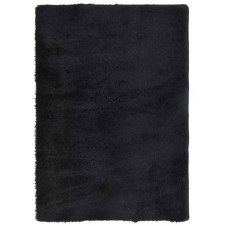 Berkfield Home Shaggy Rug High Pile NAVARRA Black 240x340 cm Polyester | Size: Medium