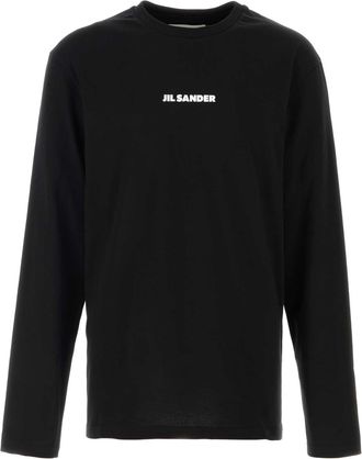 Jil Sander Black Cotton T Shirt