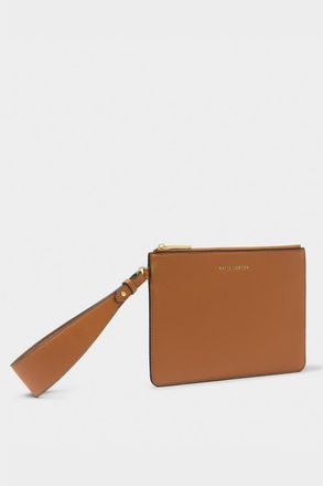 Katie Loxton Marni Wristlet Pouch in Cognac at Nordstrom