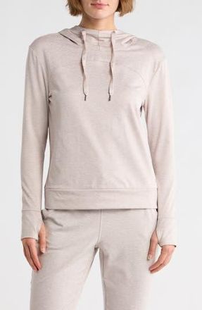 Apana Comfort Cowl Neck Hoodie in Rose Ash at Nordstrom Rack, Size X-Large Regular