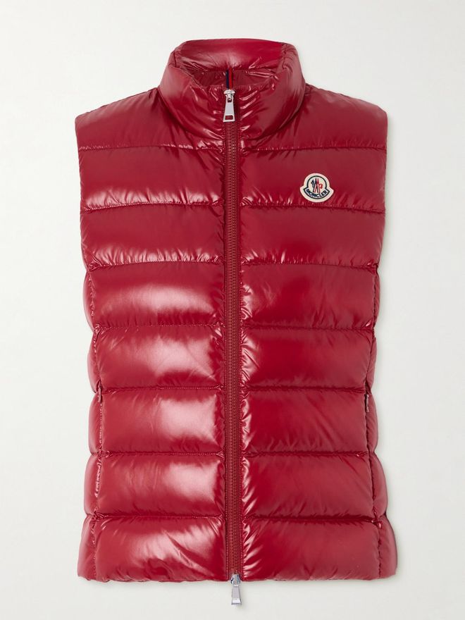 Moncler Piumino Smanicato In Shell Trapuntato Ghany Rosso da 730 00 su Stylight