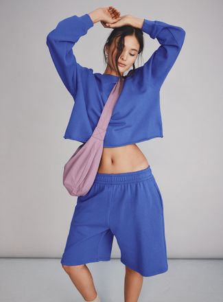 Twik Womens Relaxed French terry Bermuda short