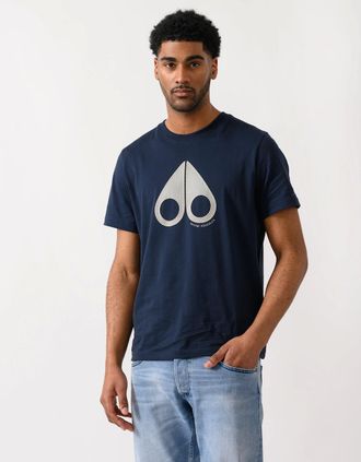 Moose Knuckles Mens Moose Knuckles Tandem Mens T-Shirt - Navy 833 - Size: 38