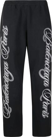 Balenciaga Broeken, Dames, Zwart, S, Trainingsbroeken