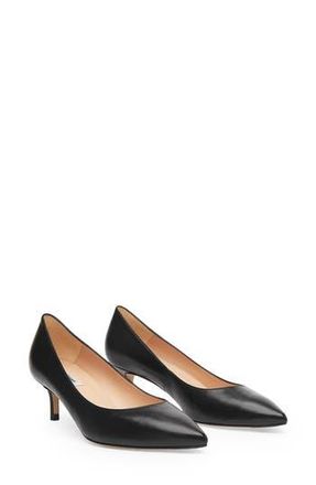 L.k. Bennett Audrey Pointed Toe Kitten Heel Pump in Black at Nordstrom Rack, Size 10Us / 40Eu