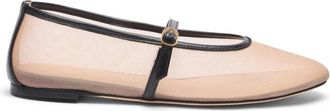 Stuart Weitzman Bareitall Mary Jane - Dames - Ballerinas - Beige - 38 EU - Schoenen