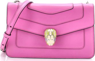 Bulgari Serpenti Forever Shoulder Bag Leather Small