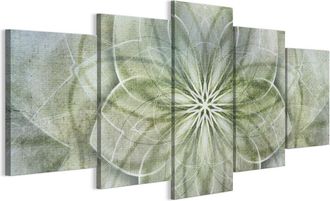 OEM Cuadro Sobre Lienzo Italiano De 100 X 50 Cm, Pent&aacute;ptico, Estilo Boho, Fondos Y Estampados. Cuadro Sobre Lienzo Italiano De 200 X 100 Cm, Pent&aacute;ptico, E
