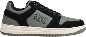 Emporio Armani Green Polyester Athletic Mens Sneakers