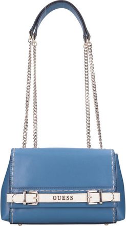 Guess Faux Leather Bag - Dames - Schoudertassen - Blauw - ONE Size - Leer - Tassen