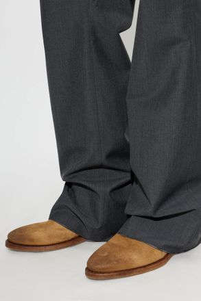 Jil Sander Suede Ankle Boots Bruce, Mens, Brown