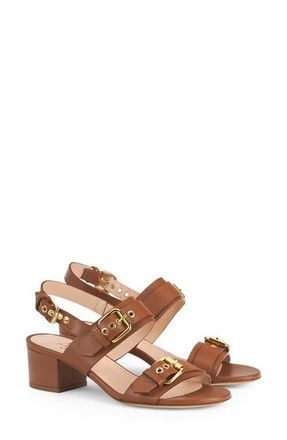 AGL Lala Straps Sandal with Buckles in Brandy at Nordstrom, Size 36