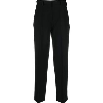 Dries Van Noten Dames, Broeken, Zwart, Maat: XS Wol