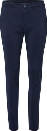 Kaffe Midnight Marine Vera Pant Pants - Dames - Slim Fit Broeken - Blauw - 2XL - Katoen - Broeken