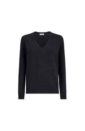 Brunello Cucinelli Cashmere sweater with monili in Anthracite at Nordstrom, Size Xx-Large Eu