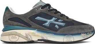 Premiata Moerun - Heren - Sneakers - Grijs - 45 EU - Leer - Schoenen