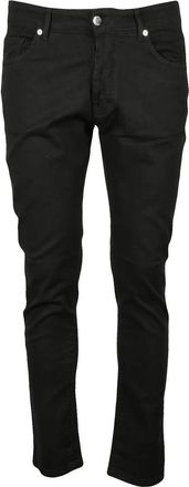Costume National Slim Fit Black Stretch Denim Jeans