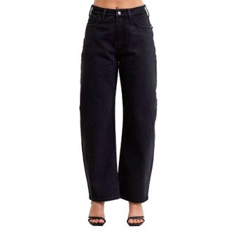 Judy Blue High Waist Marlow Trouser Arc Magic Jeans In Black