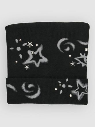 A.Lab Stencil Black Cat Beanie schwarz